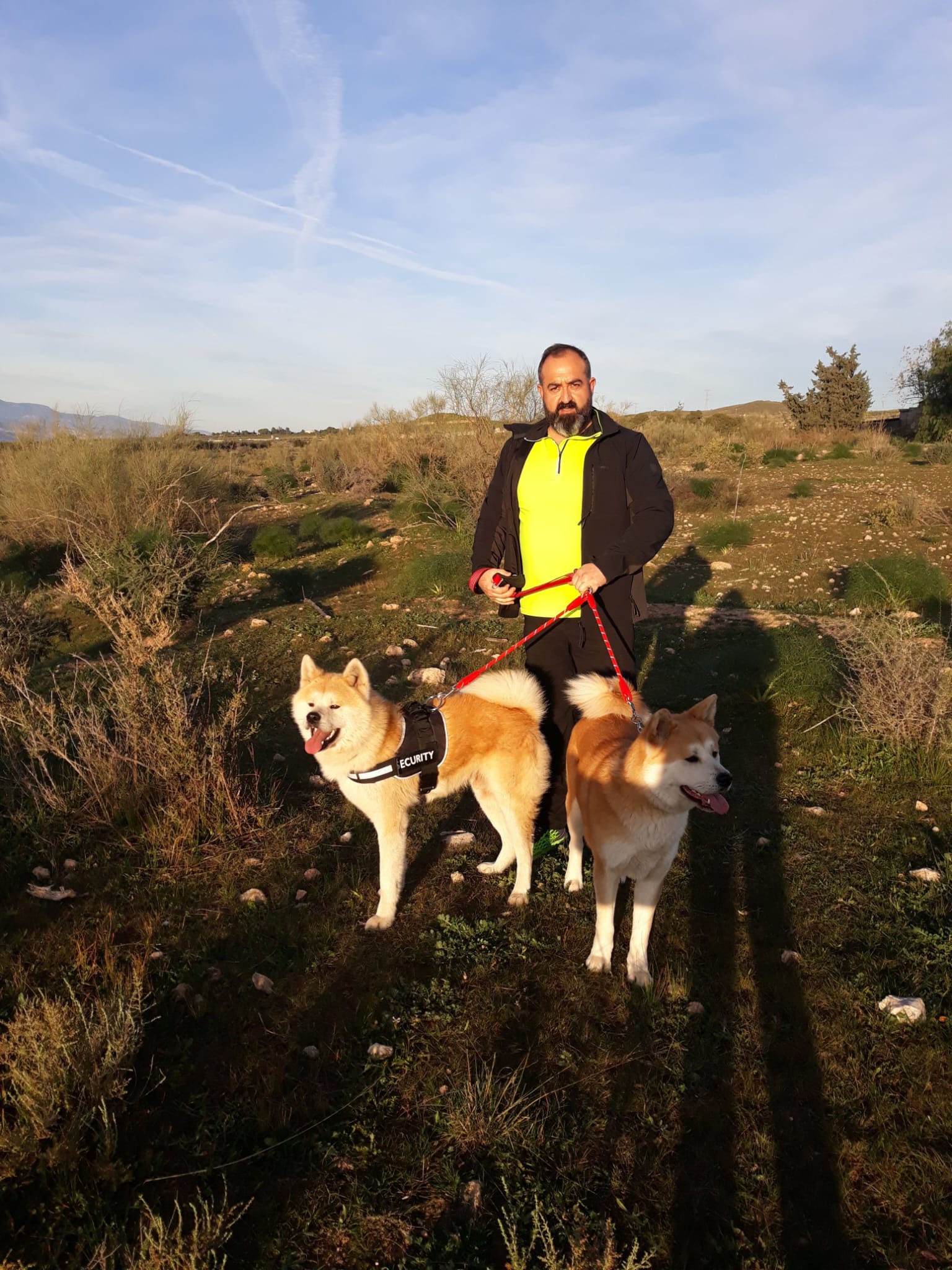 King y Kalma, un día de paseo